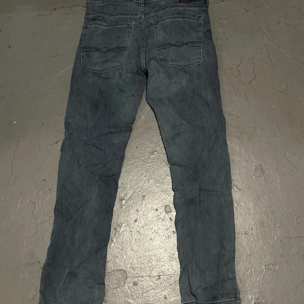 Denizen Levi's 216 Skinny Fit Boys 16 Regular Black Jeans Medium Wash Denim Slim - Picture 2 of 5